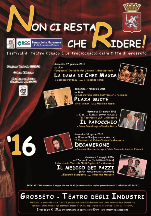Manifesto Non ci resta che ridere! 2015-16 WEB