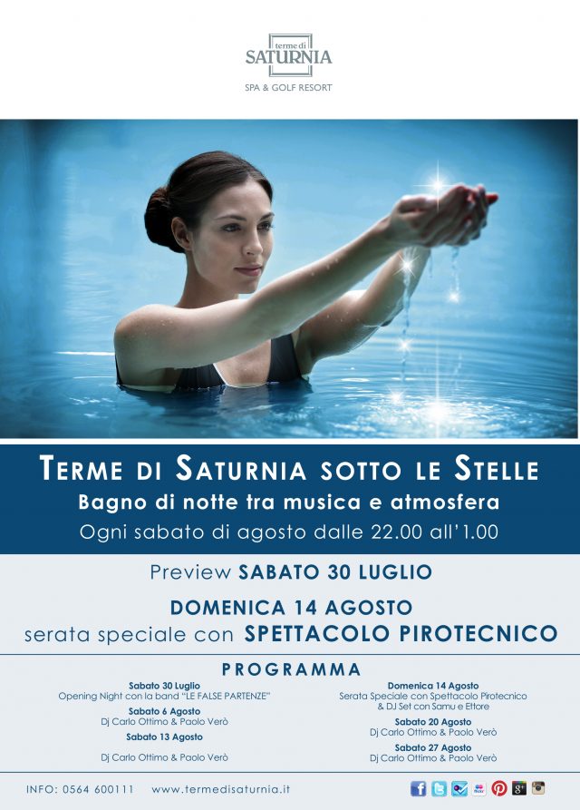 Terme di Saturnia sotto le stelle 2016