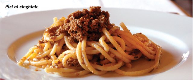 Pici al cinghiale
