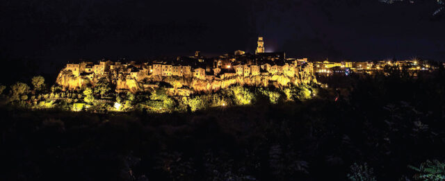 Pitigliano by night